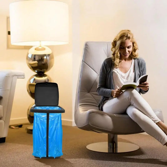 Stojak na śmieci – teleskopowy z pokrywą