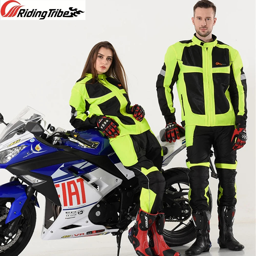 Letnia Kurtka Motocyklowa JK-21 – Wysoka Widoczność + Ochrona!