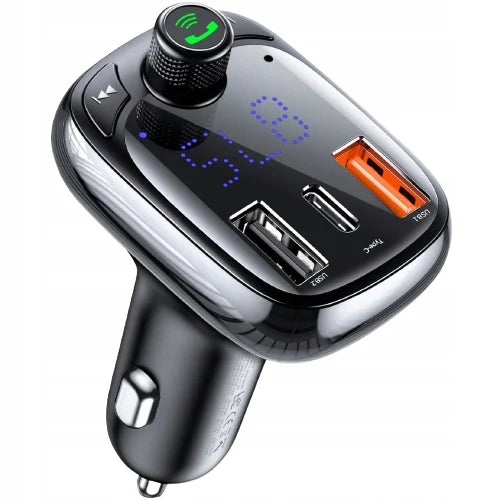 BASEUS – Transmiter FM + Ładowarka BT 5.0 z QC 3.0