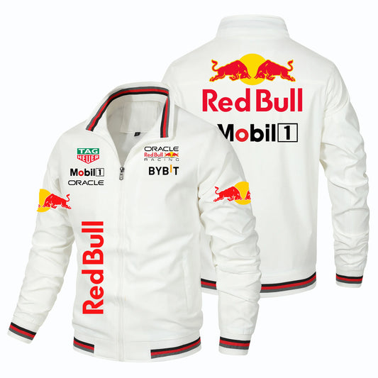 Retro Kurtka Motocyklowa Red Bull – Styl i Funkcja w Jednym!