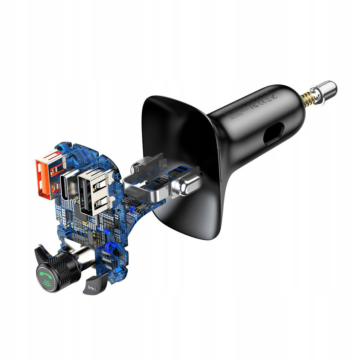 BASEUS – Transmiter FM + Ładowarka BT 5.0 z QC 3.0