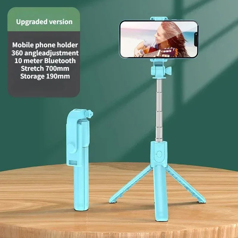 Selfie Stick z pilotem, światłem i statywem 5w1