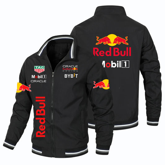 Retro Kurtka Motocyklowa Red Bull – Styl i Funkcja w Jednym!