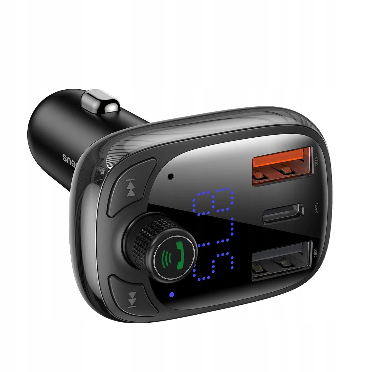 BASEUS – Transmiter FM + Ładowarka BT 5.0 z QC 3.0