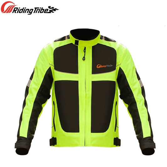 Letnia Kurtka Motocyklowa JK-21 – Wysoka Widoczność + Ochrona!